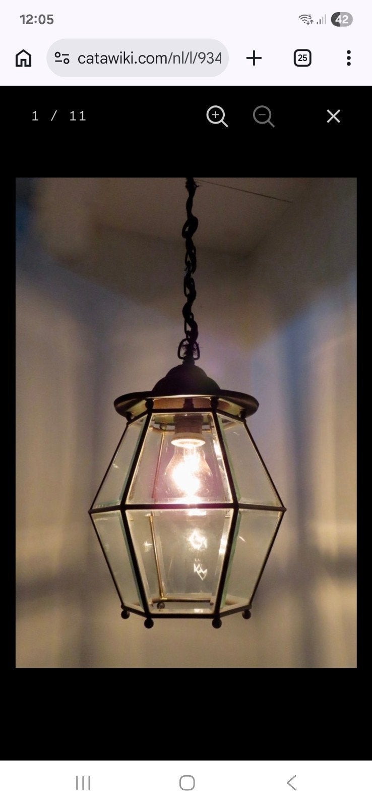 lamp, Ophalen of Verzenden, Glas