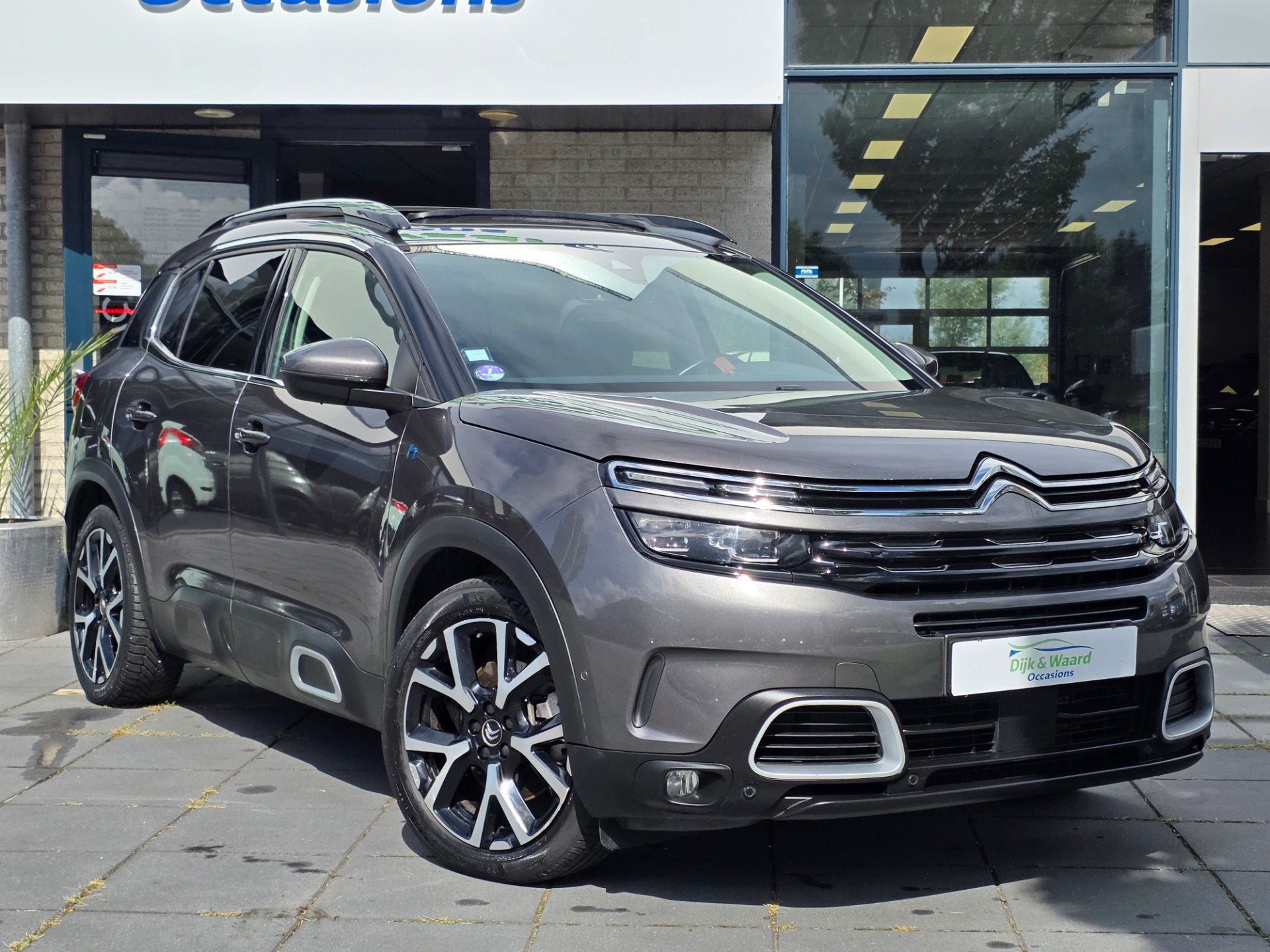 Citroen C5 Aircross 1.6 Plug-in Hybrid 225 Shine Automaat, Auto's, Gebruikt, Euro 6, 4 cilinders, 181 pk