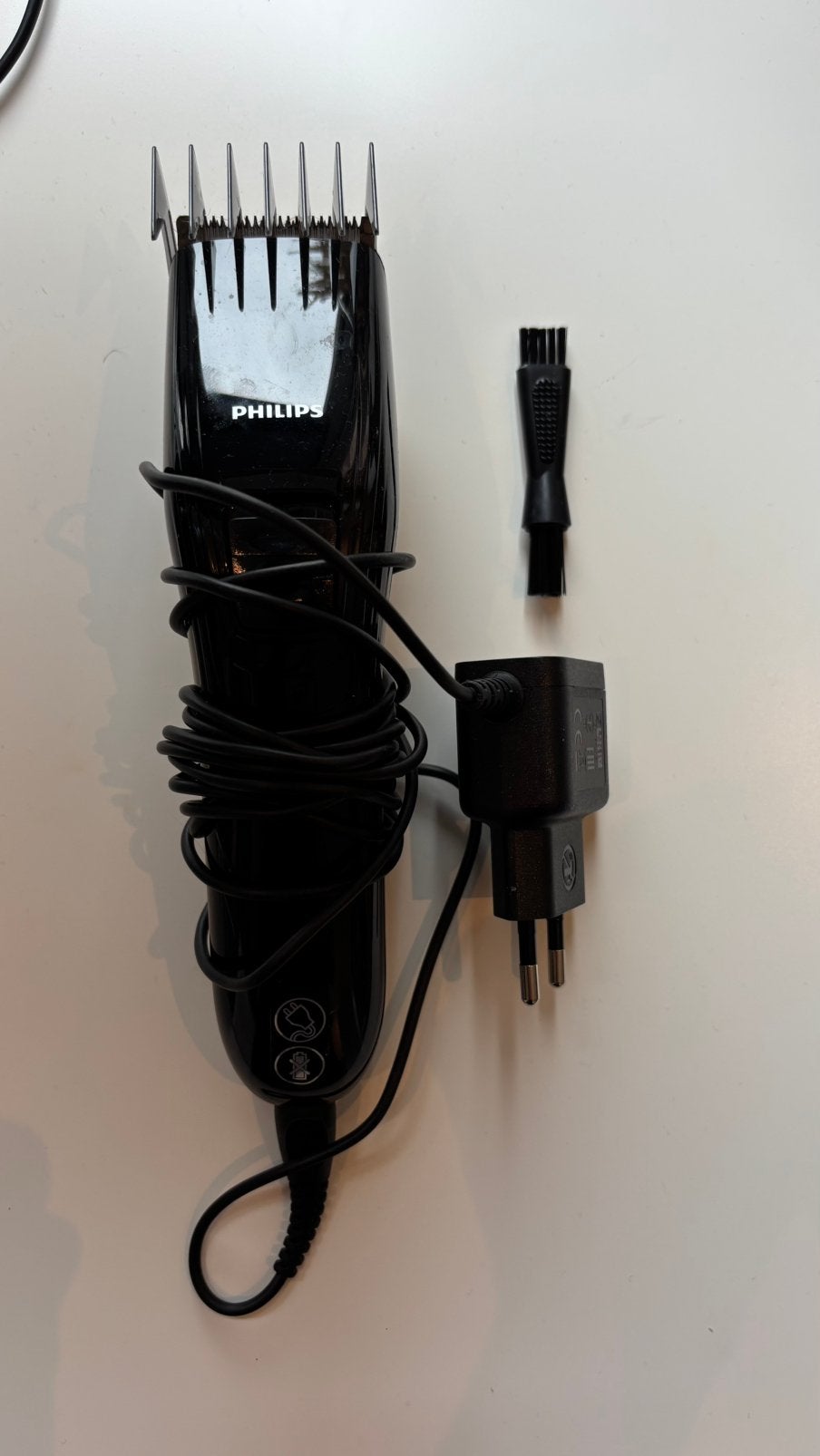 Philips tondeuse met opzetkam, Ophalen of Verzenden, Zo goed als nieuw, Haarverzorging