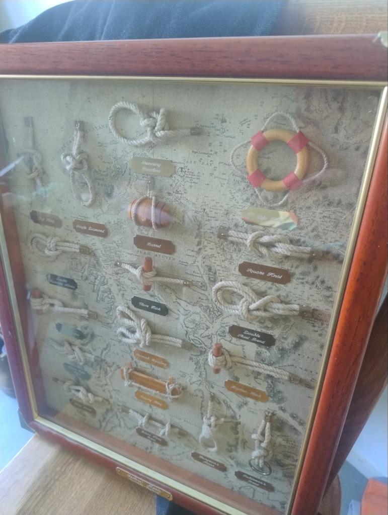 🔴 Ingelijste Sailors Knots Nauticalia -England, Ophalen