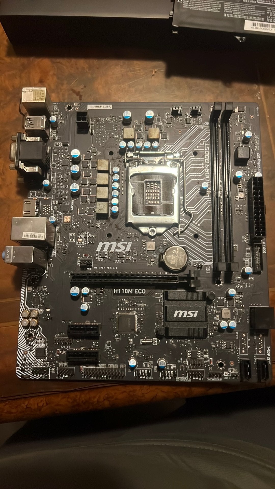 MSI H110M ECO, Computers en Software, Ophalen, Niet werkend, Intel, DDR4