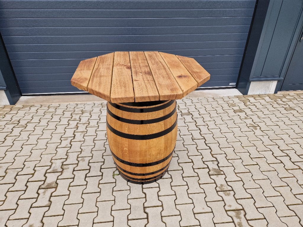 wijnvat tafel / statafel, Ophalen