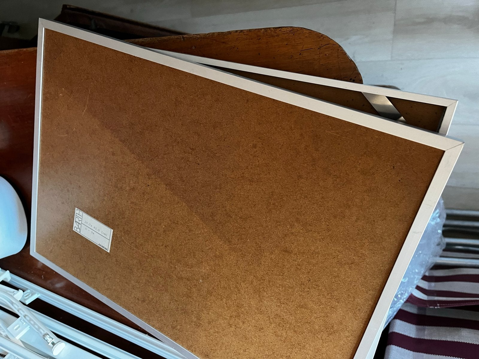 3 Barth fotolijsten, waarvan 1 met glas, Audio, Tv en Foto, Fotografie | Fotolijsten, Gebruikt, Zilver, Met glas, Standaard fotolijst