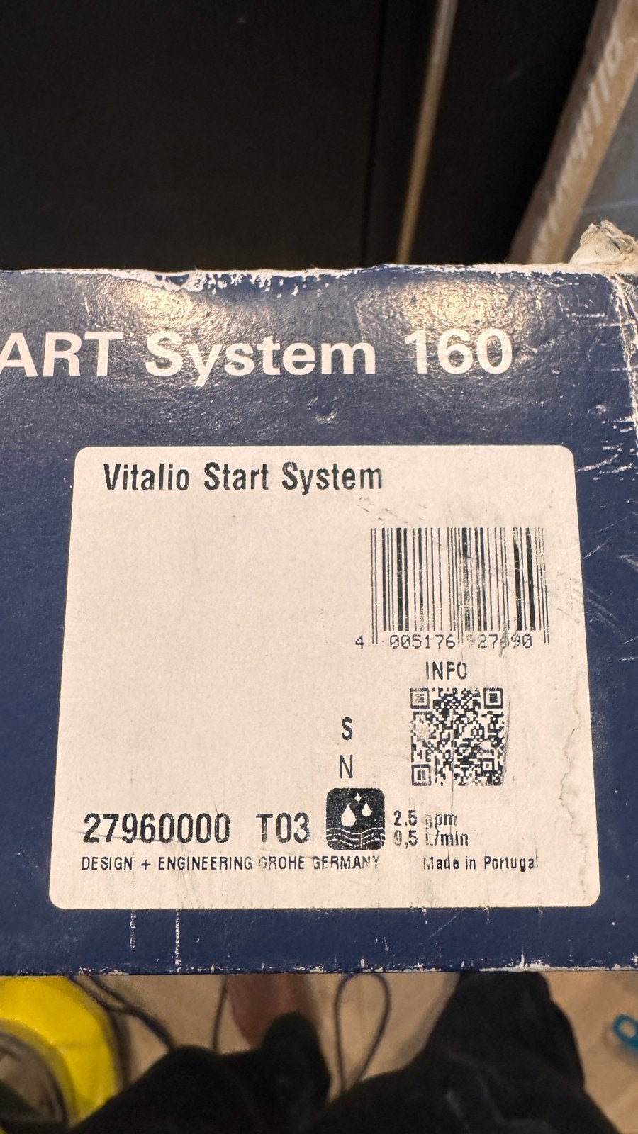 Grohe Vitalio Start Systeem 160 Doucheset, Doe-het-zelf en Verbouw, Sanitair, Ophalen of Verzenden, Nieuw, Chroom, Douche