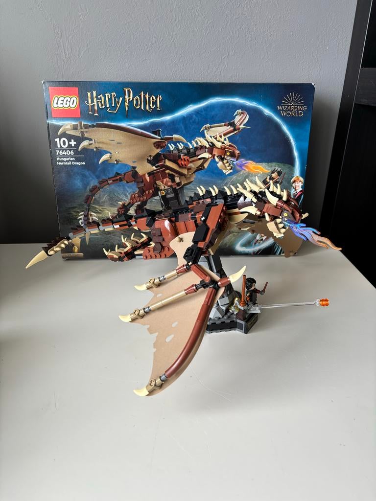 LEGO Harry Potter Hungarian Horntail Dragon 76406, Lego, Harry Potter, Ophalen of Verzenden, Zo goed als nieuw