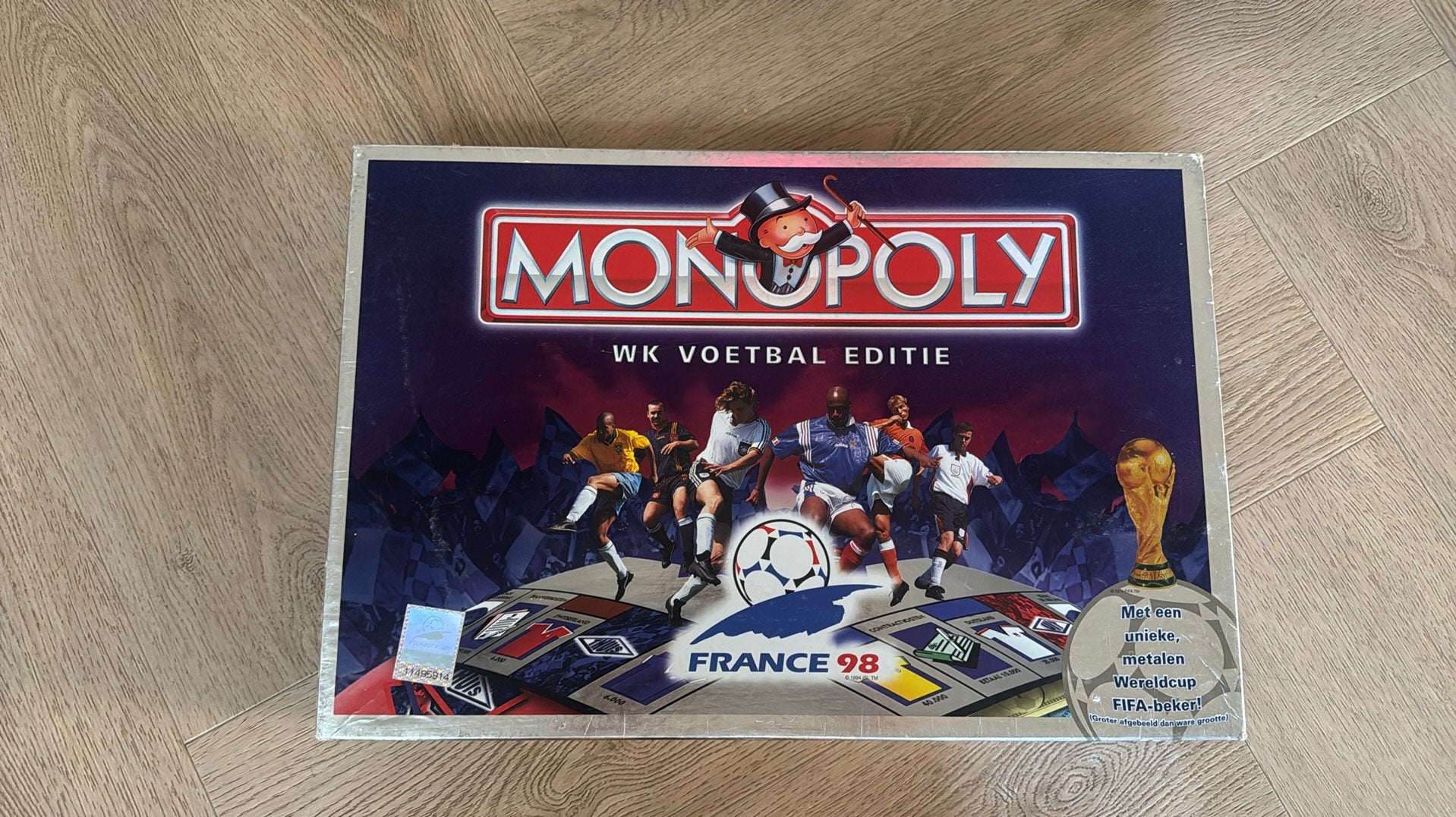 Monopoly WK voetbal frankrijk 98, Ophalen, Zo goed als nieuw