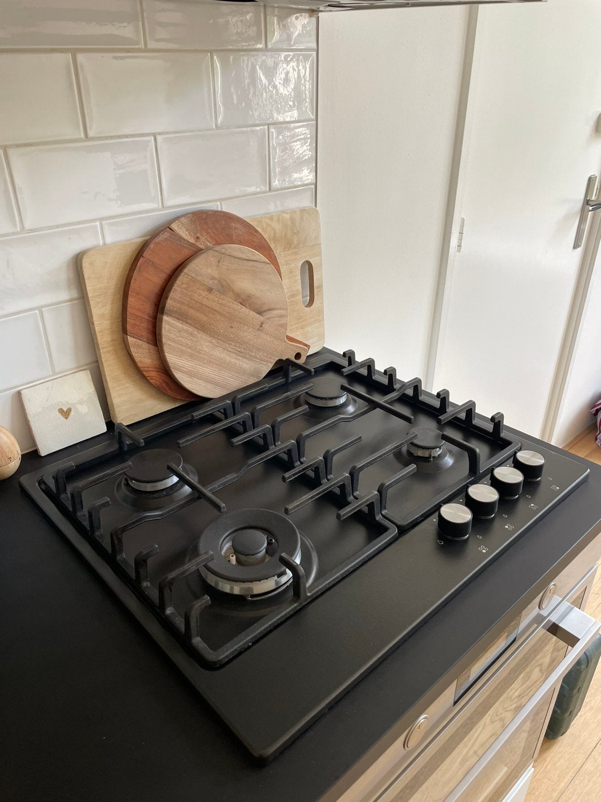 Inbouw kookplaat gas, Witgoed en Apparatuur, Ophalen, Gebruikt, 4 kookzones, Inbouw
