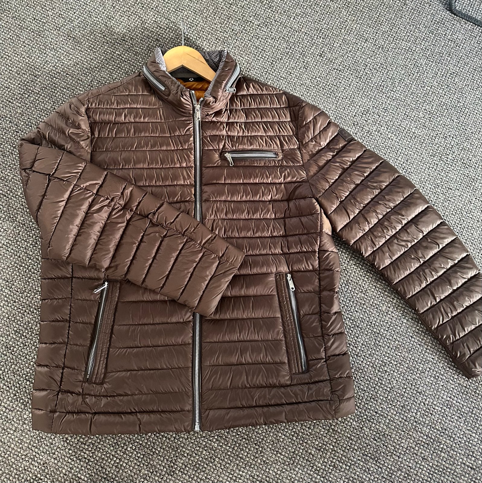 Authentiek Milestone herenjack - Donkerbruin, NIEUW, Maat 56, Ophalen of Verzenden, Nieuw, Maat 56/58 (XL), Bruin
