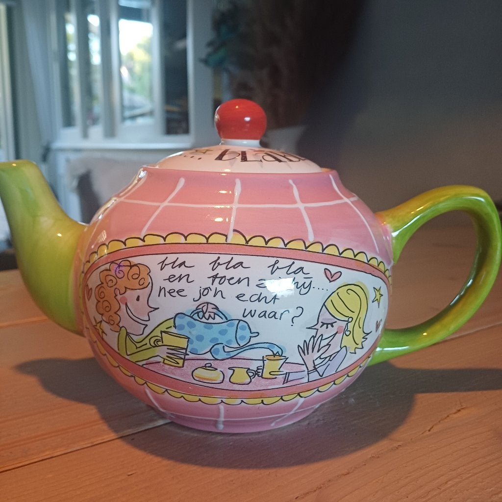 Blond Amsterdam Theepot!, Ophalen, Zo goed als nieuw, Aardewerk, Blond Amsterdam