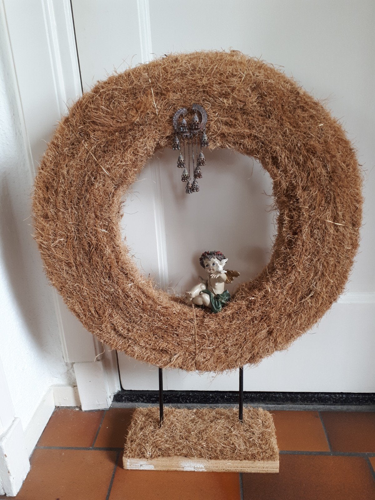 Raam ornament op voet 73 cm hoog, Ophalen, Zo goed als nieuw