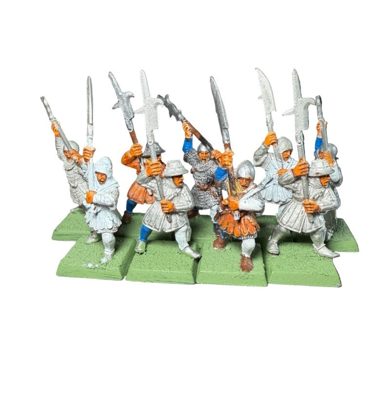 Warhammer Fantasy Bretonnia Men at Arms Halberds Command, Hobby en Vrije tijd, ., Warhammer, Ophalen of Verzenden, Zo goed als nieuw