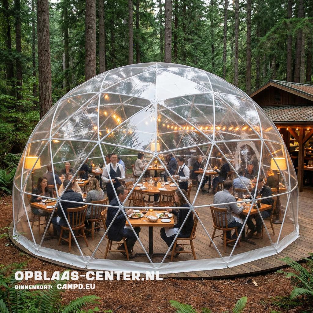 DOME transparant - 5-6-7-8-9 meter  overkapping, Tuin en Terras, Overkappingen, Nieuw, Overige typen, Ophalen of Verzenden