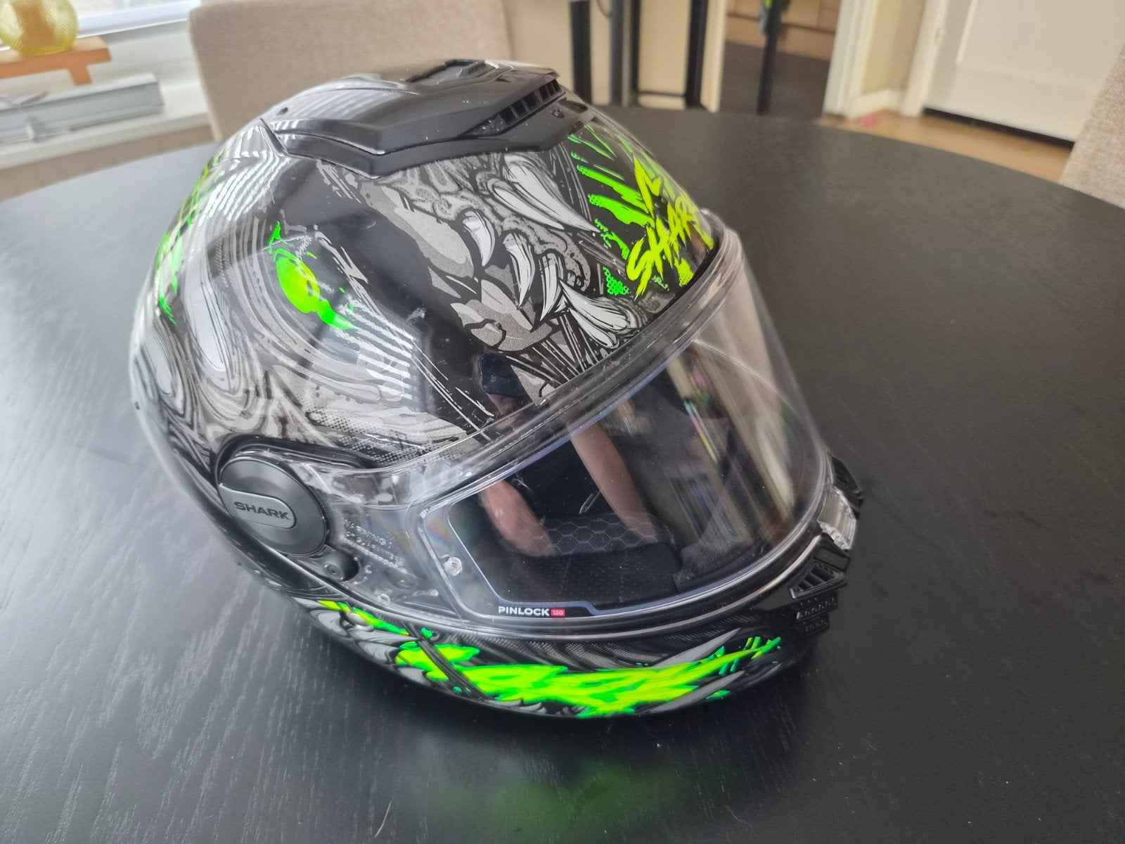 Shark Spartan RS Shaytan integraalhelm, Motoren, Kleding | Motorhelmen, M, Shark, Ophalen of Verzenden, Integraalhelm