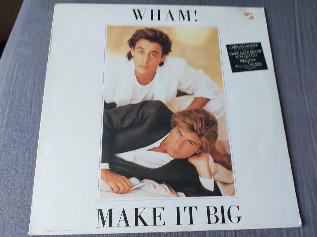 Wham! - Make It Big LP (Limited Edition met Poster), Gebruikt, 1980 - 1989, Ophalen of Verzenden, 12 inch