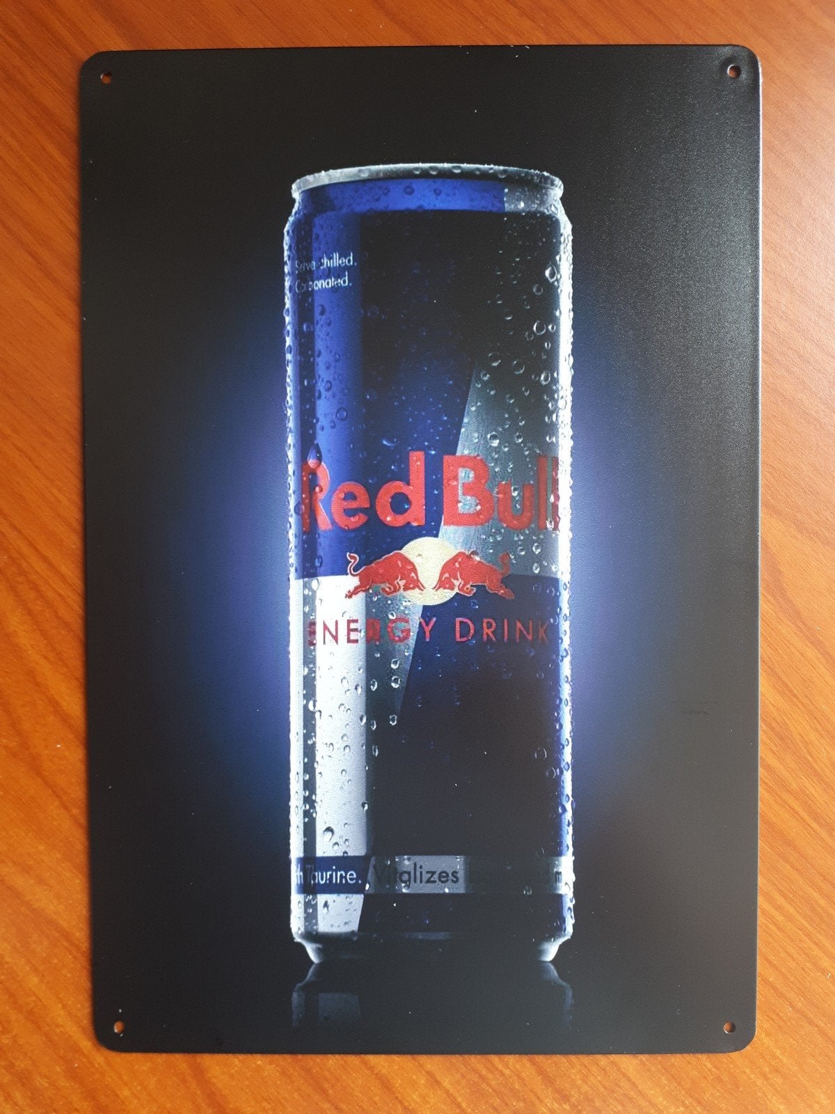 Red Bull 20x30 cm Metalen Reclamebord, Verzamelen, Merken en Reclamevoorwerpen, Verzenden, Nieuw, Reclamebord