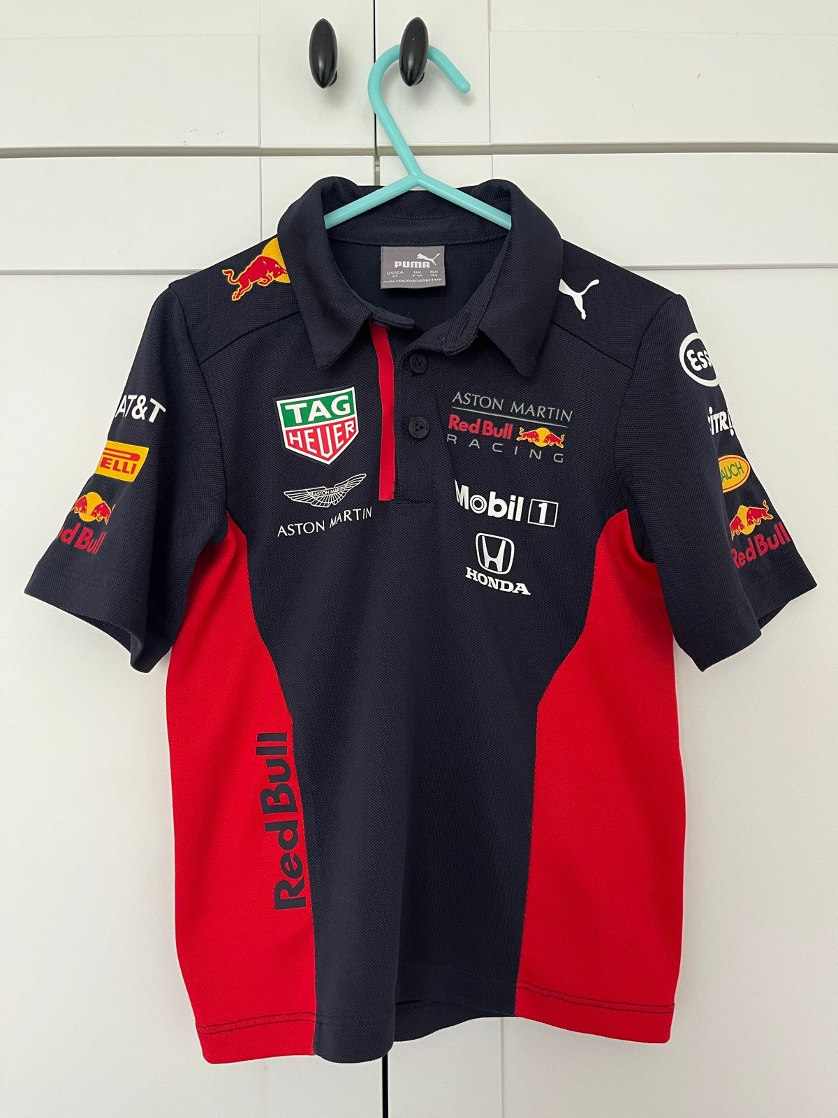 Red Bull Racing F1 Poloshirt Kinderen - Maat 104, Ophalen of Verzenden, Zo goed als nieuw, Jongen, Shirt of Longsleeve