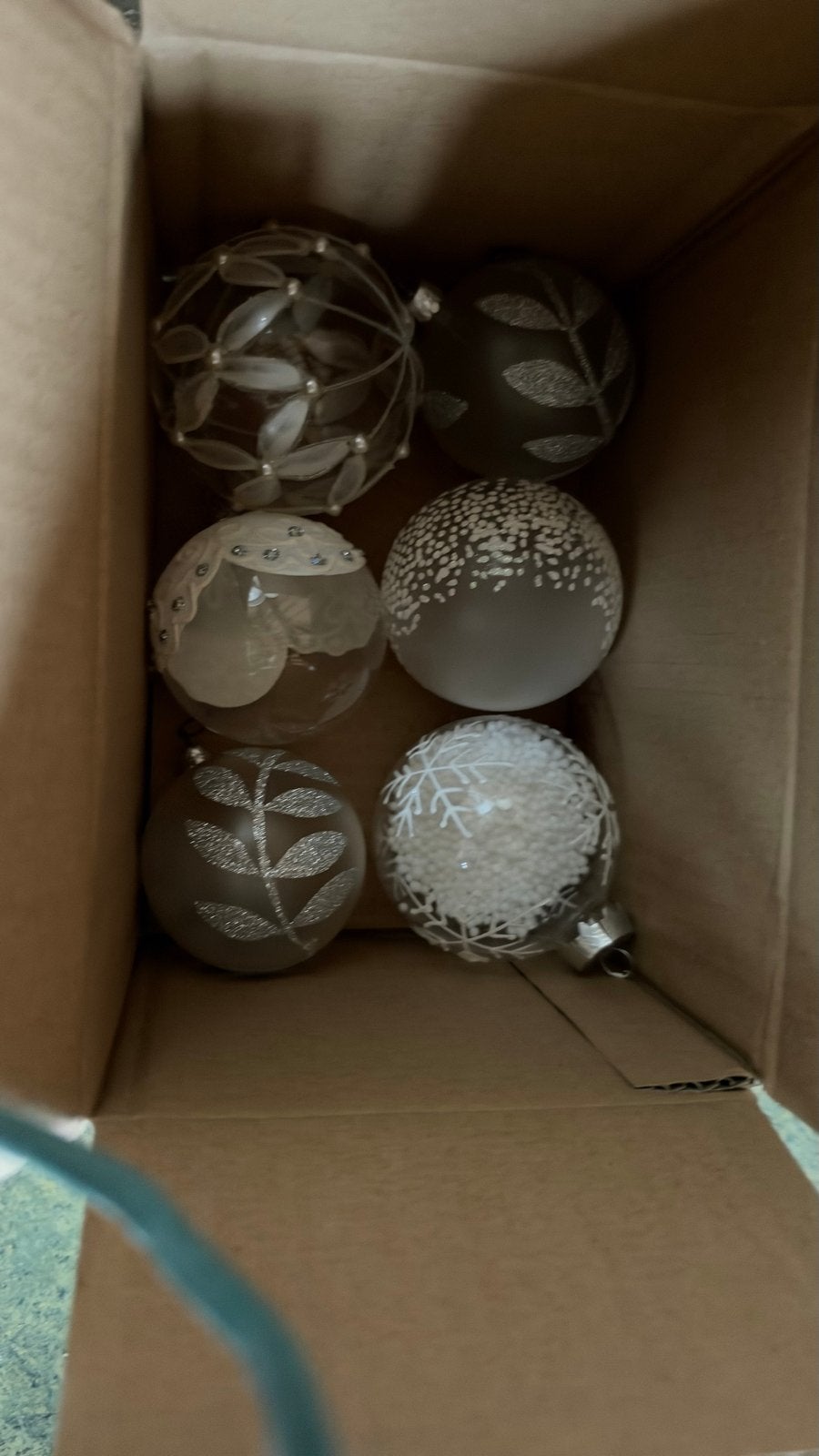 50+ Mega set glazen kerstballen wit mint en lichtroze, Diversen, Ophalen