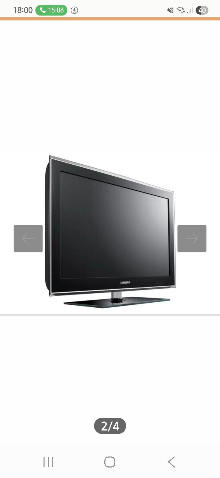 Samsung LE40D550 40 inch Full HD LCD TV, Audio, Tv en Foto, Televisies, Ophalen