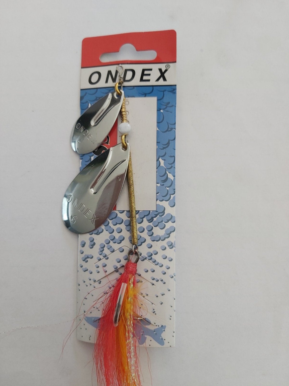 Ondex Dubbele Spinner size 4&6 zilver, Ophalen of Verzenden, Nieuw, Kunstaas