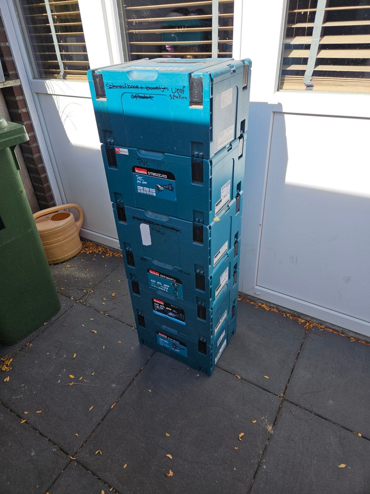 makita m boxen verschillende maten, Ophalen, Gebruikt
