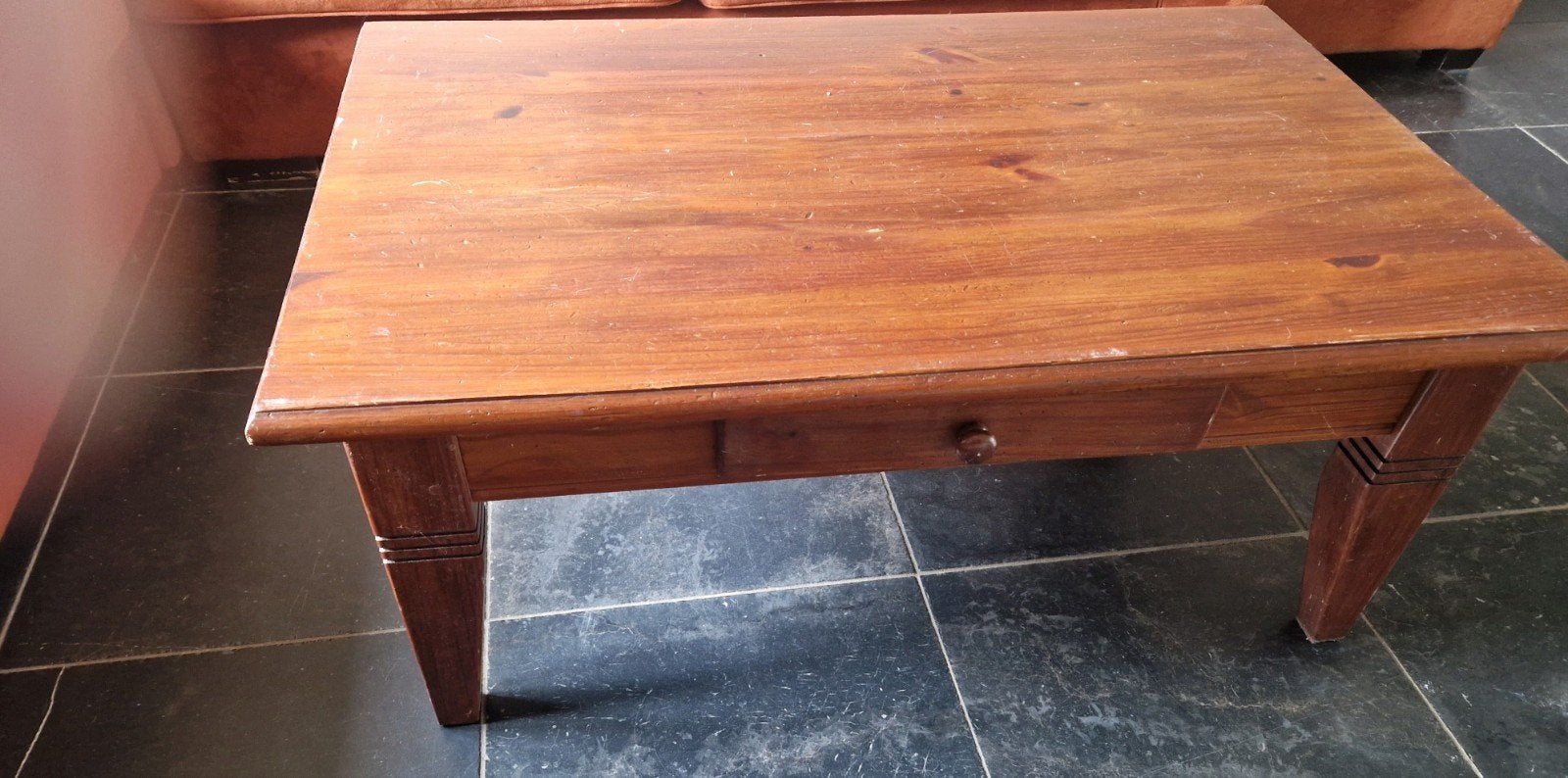 Salontafel 110x70 cm, hoogte 45 cm, Ophalen, Gebruikt, 100 tot 150 cm, 50 tot 100 cm