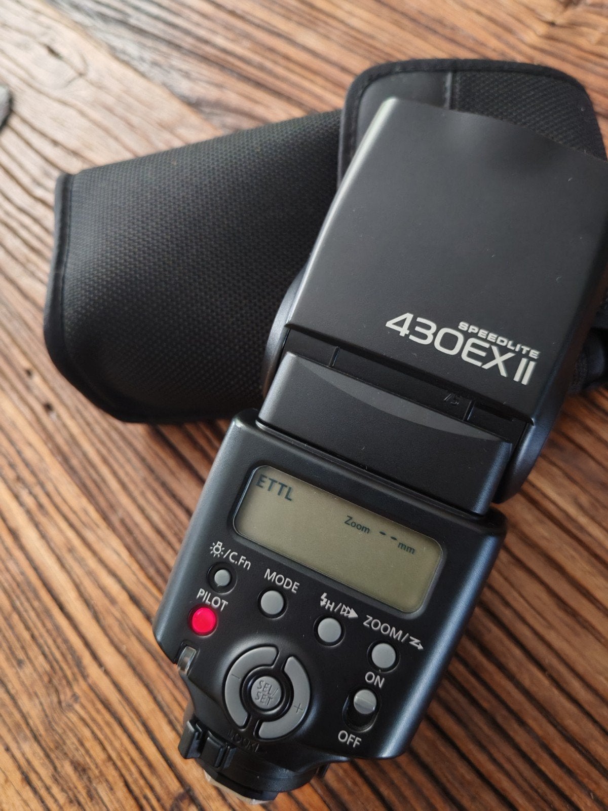Canon Speedlite 430EX II flitser met flash cap, Canon, Canon, Externe flitser, Kantelbaar