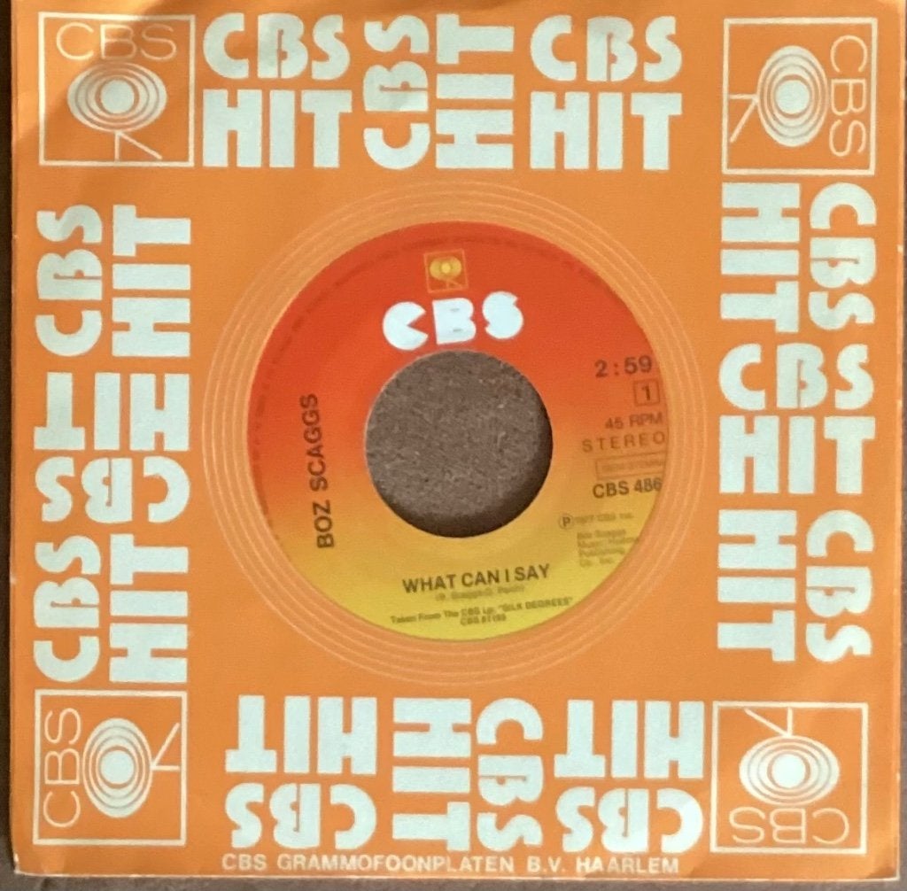 Boz Scaggs - What can I say, Cd's en Dvd's, Gebruikt, 7 inch, Ophalen of Verzenden, Pop