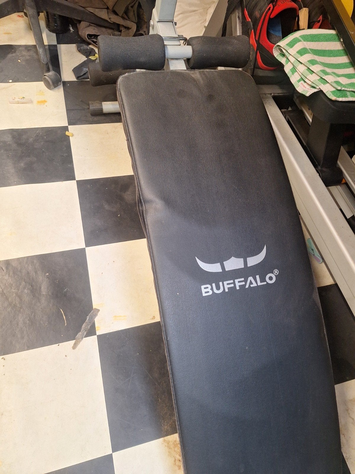 Buikspierbankje Buffalo - Perfect voor thuistraining, Ophalen, Gebruikt, Overige typen, Buik