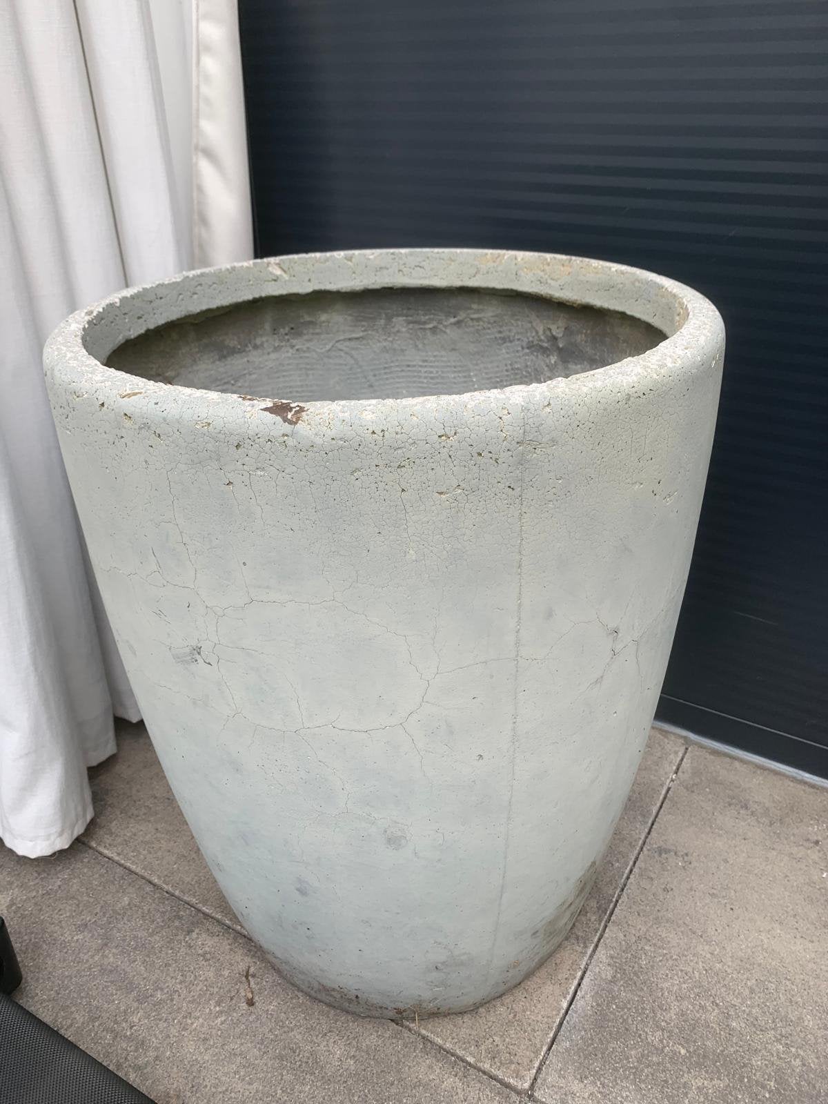 Grote vaas, 40 cm of meer, Rond, Ophalen of Verzenden, Zo goed als nieuw