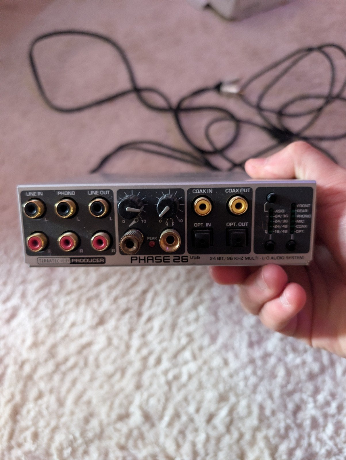 Terratec Phase 26 USB Audio Interface, Ophalen of Verzenden, Gebruikt, Overige merken