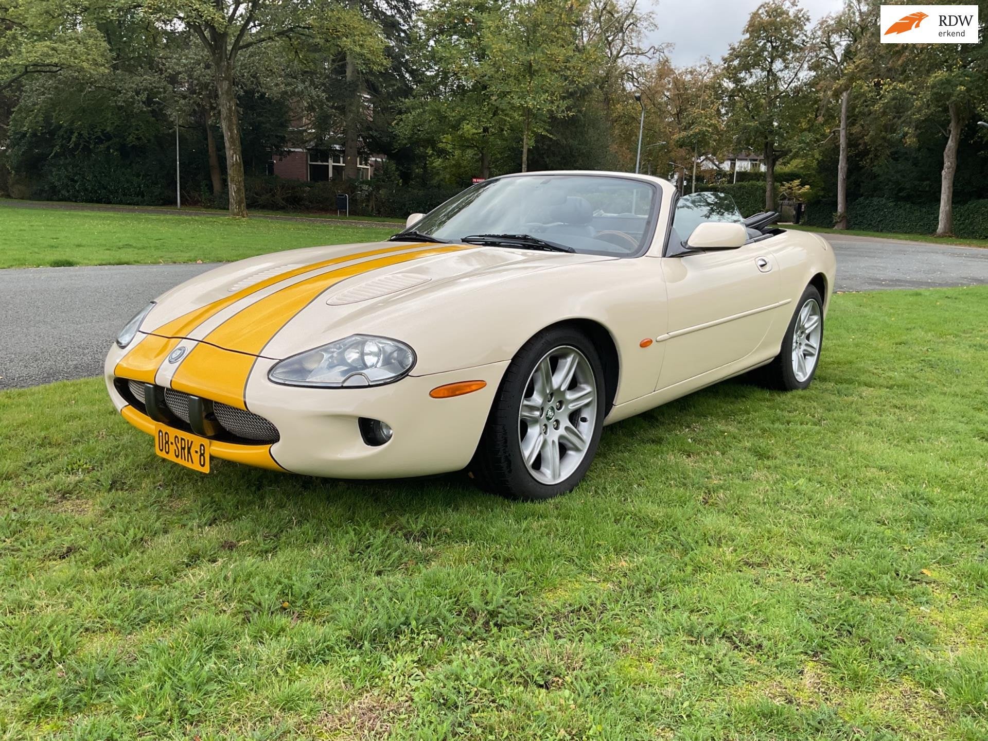 Jaguar XK8 4.0 V8 Convertible, unieke kleurstelling, izgst!, Auto's, Jaguar, Achterwielaandrijving, Gebruikt, Overige kleuren