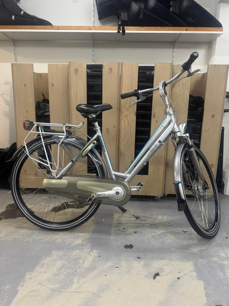 Gazelle orange c8 49cm damesfiets., 47 tot 50 cm, Ophalen, Versnellingen