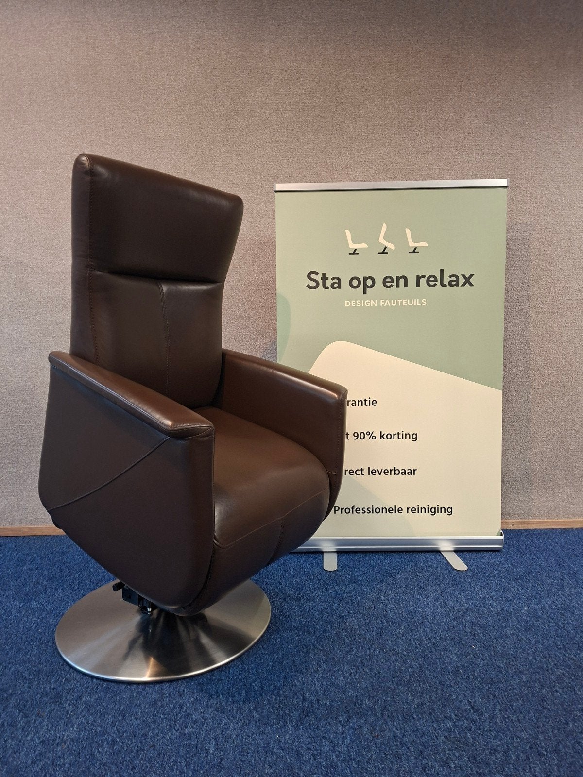 Sta op relax fauteuil Prominent Toscana ZGAN op accu, Hoofdstraat 60 Schijndel, Ophalen of Verzenden, Zo goed als nieuw, Staopenrelax@gmail.com