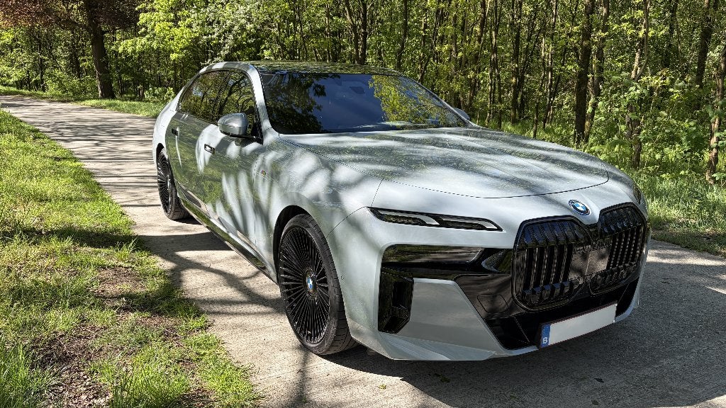 Bmw I7 E50 M sportpakket 2024 Brooklyn Grau 22 inch velgen, Automaat, Achterwielaandrijving, Elektrisch, Particulier