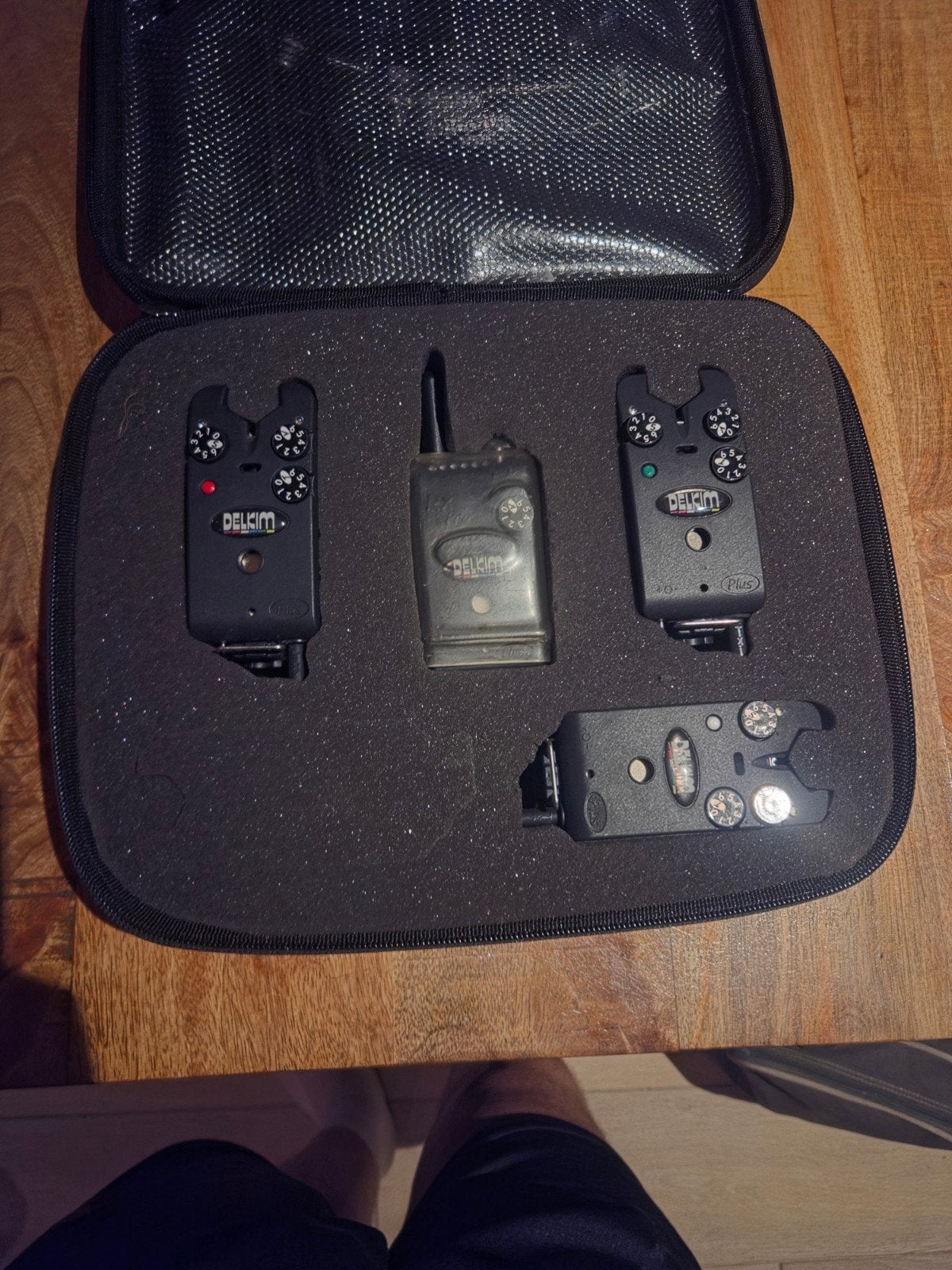 Delkim beetmelderset met receiver en accessoires, Ophalen of Verzenden, Zo goed als nieuw