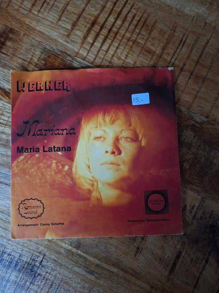 Werner - Mariana / Maria Latana Single, Cd's en Dvd's, Vinyl Singles, Gebruikt, Fotohoes, Single, 1970 - 1979, Pop, 7 inch, Ophalen of Verzenden