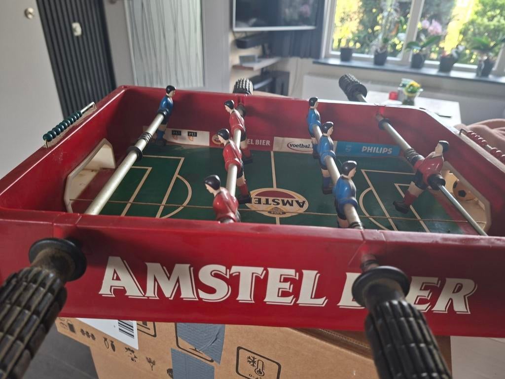 Amstel bier tafel voetbalspel, Ophalen of Verzenden, Zo goed als nieuw, Gebruiksvoorwerp