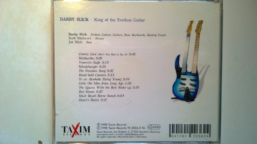 Darby Slick - King Of The Fretless Guitar, Ophalen of Verzenden, Zo goed als nieuw, Poprock