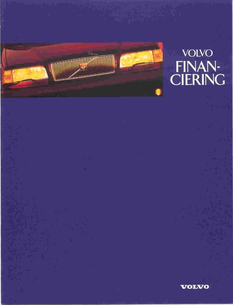 Volvo Financiering (1995), Ophalen of Verzenden, Nieuw, Volvo