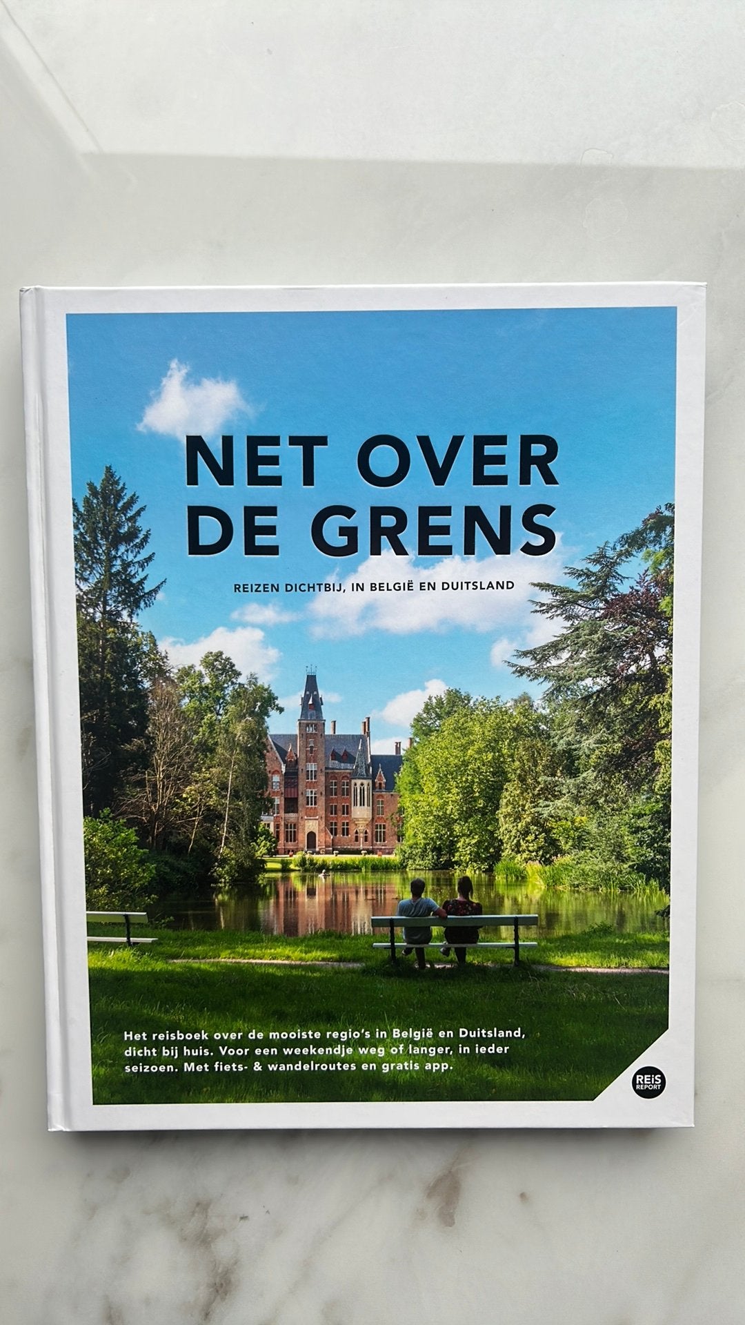 Reisreport Net over de grens, Overige merken, Fiets- of Wandelgids, Europa, Ophalen of Verzenden