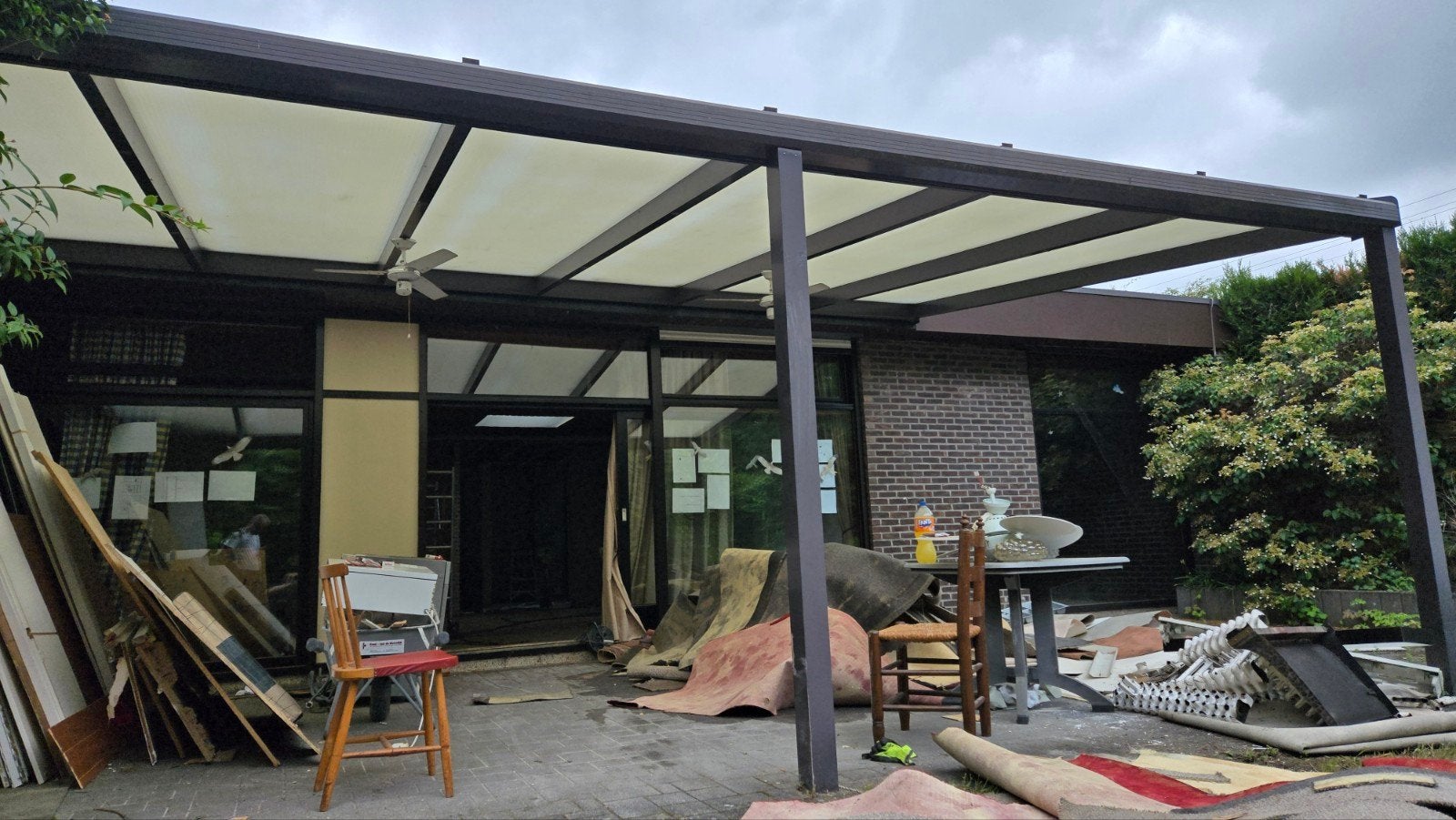 Veranda met Polycarbonaat Dak, Tuin en Terras, Ophalen, Gebruikt, Veranda