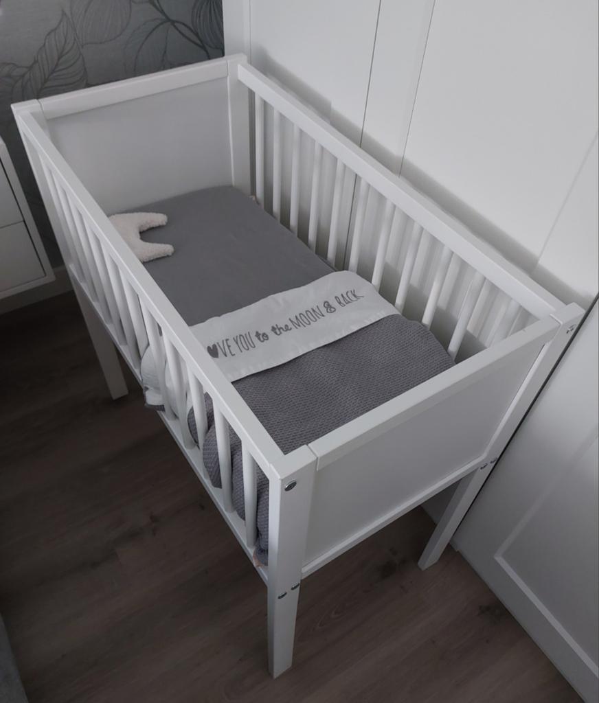 Baby wiegje wit, 80 x 45 cm, Ophalen, Gebruikt, Wieg