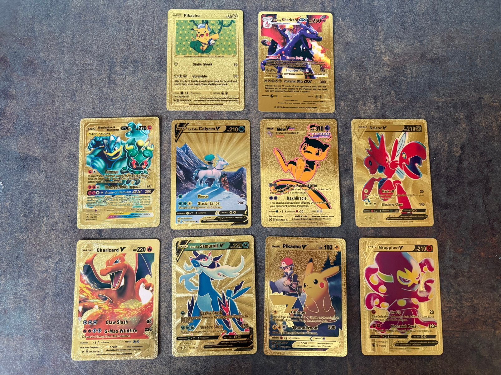 10 Gouden Pokemon kaarten nieuw, Ophalen of Verzenden, Nieuw, Meerdere kaarten