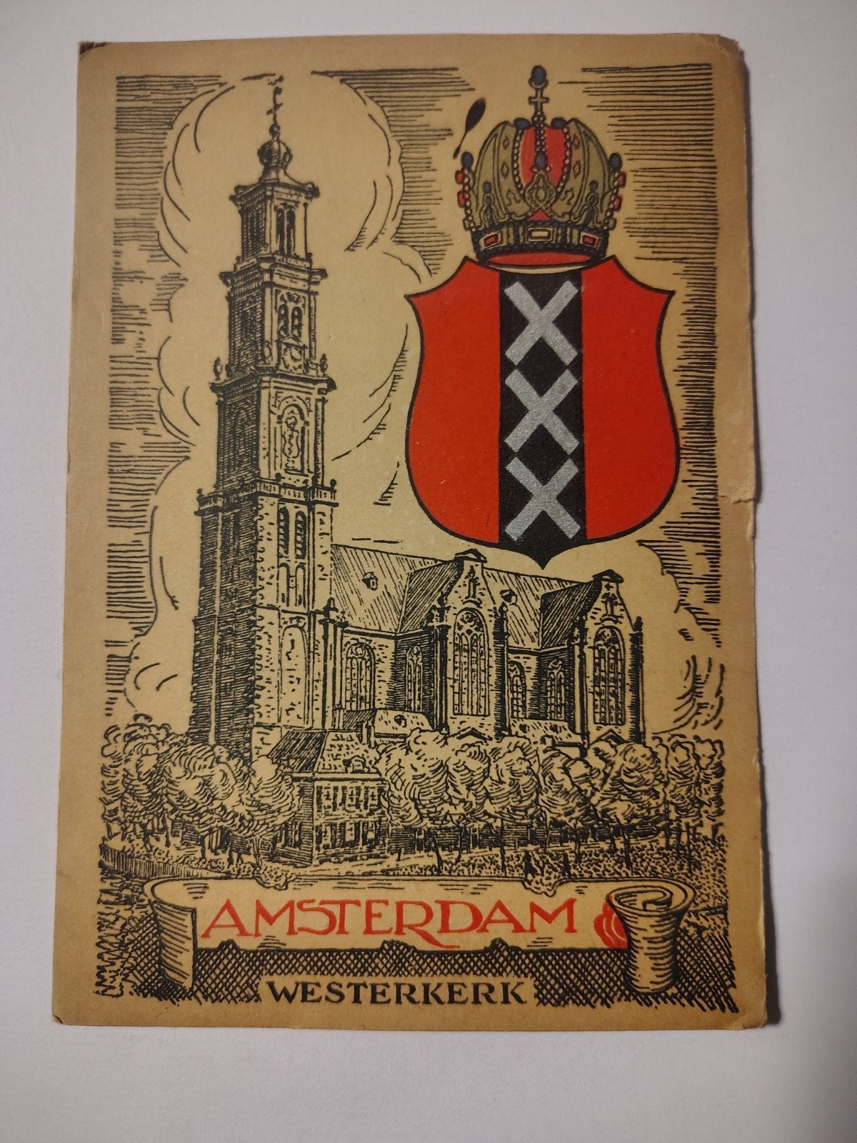 Amsterdam WESTERKERK, Ophalen of Verzenden, Noord-Holland