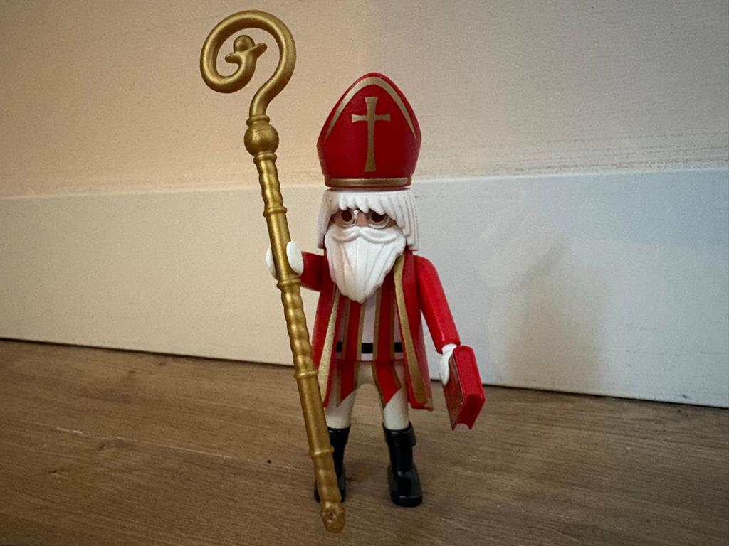 Playmobil Sinterklaas met staf en boekje, Ophalen of Verzenden, Zo goed als nieuw, Jongen of Meisje