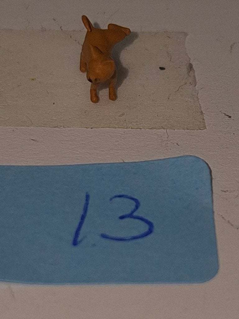 Diverse honden voor bij de trein 1:87 - H0 erg leuk, Overige merken, Natuur, Gelijkstroom of Wisselstroom, Nieuw