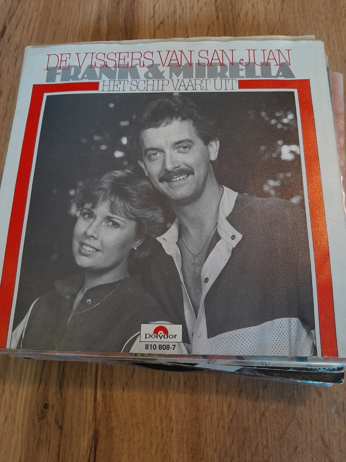 Frank & mirella 7inch de vissers van san juan, Ophalen of Verzenden, Zo goed als nieuw, Nederlandstalig