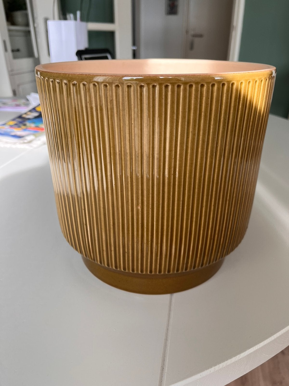 Grote bloempot van Ikea, zo goed als nieuw, Tuin en Terras, Rond, Binnen, Zo goed als nieuw, Minder dan 40 cm