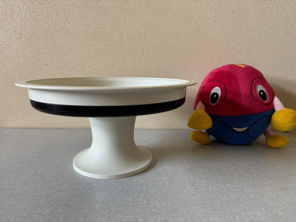 NIEUWSTAAT carrousel op voet draaiplateau van TUPPERWARE (1), Schaal, Ophalen of Verzenden, Zo goed als nieuw, Stapelbaar