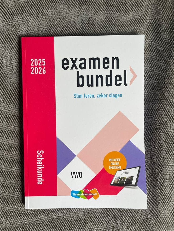 Examenbundel Scheikunde VWO 2025-2026, Boeken, Schoolboeken, Ophalen of Verzenden, Nieuw, VWO, Scheikunde